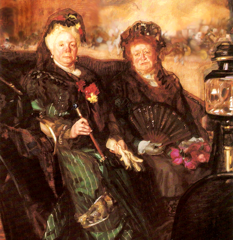 La Infanta Isabel Francisca y la marquesa de Nájera